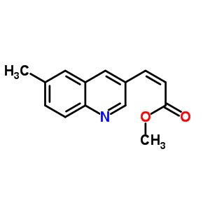 443891-20-1  methyl (Z)-3-(6-methyl-3-quinolyl)prop-2-enoate 443891-20-1  methyl (Z)-3-(6-methyl-3-quinolyl)prop-2-enoate