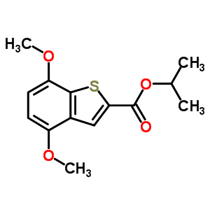 474310-29-7  isopropyl 4,7-dimethoxybenzothiophene-2-carboxylate