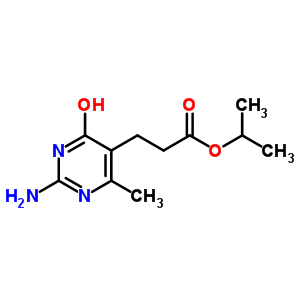 497228-78-1  isopropyl 3-(2-amino-4-hydroxy-6-methyl-pyrimidin-5-yl)propanoate