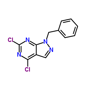 50270-30-9  1-benzyl-4,6-dichloro-pyrazolo[3,4-d]pyrimidine