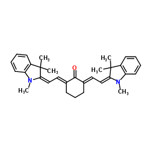 53115-04-1  (2E,6E)-2,6-bis[(2E)-2-(1,3,3-trimethylindolin-2-ylidene)ethylidene]cyclohexanone
