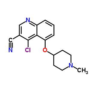 541505-09-3  4-chloro-5-[(1-methyl-4-piperidyl)oxy]quinoline-3-carbonitrile