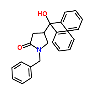 55470-23-0  1-benzyl-4-[hydroxy(diphenyl)methyl]pyrrolidin-2-one