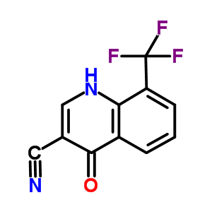 61338-18-9;71083-67-5  4-oxo-8-(trifluoromethyl)-1H-quinoline-3-carbonitrile