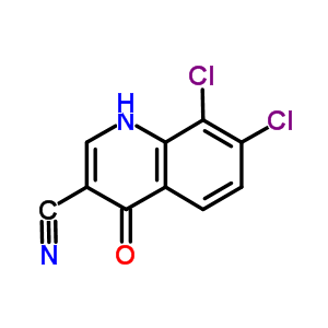 61338-32-7;71083-77-7  7,8-dichloro-4-oxo-1H-quinoline-3-carbonitrile