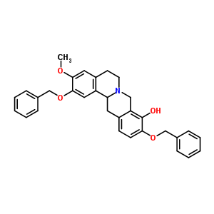 62744-16-5  2,10-dibenzyloxy-3-méthoxy-6,8,13,13a-tétrahydro-5H-isoquinolino[2,1-b]isoquinoline-9-ol 