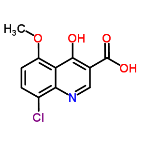 63010-42-4  8-chloro-4-hydroxy-5-methoxy-quinoline-3-carboxylic acid