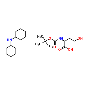 63491-82-7  (2S)-2-(tert-butoxycarbonylamino)-4-hydroxy-butanoic acid; N-cyclohexylcyclohexanamine