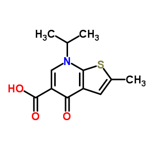 67637-71-2  7-isopropyl-2-methyl-4-oxo-thieno[2,3-b]pyridine-5-carboxylic acid