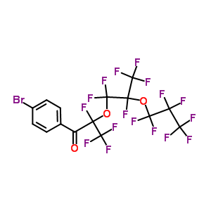 67727-74-6  1-(4-bromophenyl)-2,3,3,3-tetrafluoro-2-[1,1,2,3,3,3-hexafluoro-2-(1,1,2,2,3,3,3-heptafluoropropoxy)propoxy]propan-1-one