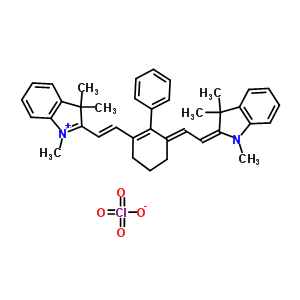 70446-36-5  1,3,3-trimethyl-2-[(E)-2-[(3E)-2-phenyl-3-[(2E)-2-(1,3,3-trimethylindolin-2-ylidene)ethylidene]cyclohexen-1-yl]vinyl]indol-1-ium perchlorate