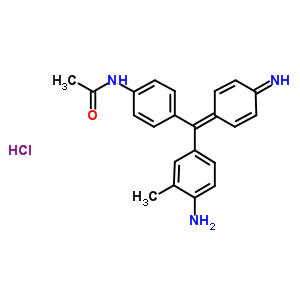 71033-11-9  N-[4-[(4-amino-3-methyl-phenyl)-(4-iminocyclohexa-2,5-dien-1-ylidene)methyl]phenyl]acetamide hydrochloride