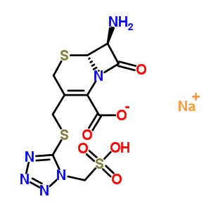 71420-85-4  sodium (6S,7S)-7-amino-8-oxo-3-[[1-(sulfomethyl)tetrazol-5-yl]sulfanylmethyl]-5-thia-1-azabicyclo[4.2.0]oct-2-ene-2-carboxylate