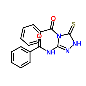 72828-79-6  N-(4-benzoyl-5-thioxo-1H-1,2,4-triazol-3-yl)benzamide