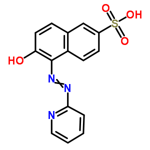 76790-04-0  6-hydroxy-5-(pyridin-2-yldiazenyl)naphthalene-2-sulfonic acid