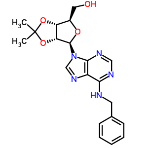 78188-38-2  [(3aR,4R,6R,6aR)-4-[6-(benzylamino)purin-9-yl]-2,2-dimethyl-3a,4,6,6a-tetrahydrofuro[3,4-d][1,3]dioxol-6-yl]methanol
