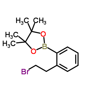 850567-53-2  2-[2-(2-bromoethyl)phenyl]-4,4,5,5-tetramethyl-1,3,2-dioxaborolane