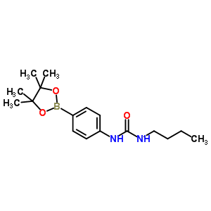 850567-59-8  1-butyl-3-[4-(4,4,5,5-tetramethyl-1,3,2-dioxaborolan-2-yl)phenyl]urea