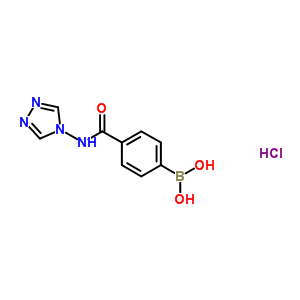 850568-29-5  [4-(1,2,4-triazol-4-ylcarbamoyl)phenyl]boronic acid hydrochloride