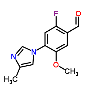 870851-52-8  2-fluoro-5-methoxy-4-(4-methylimidazol-1-yl)benzaldehyde