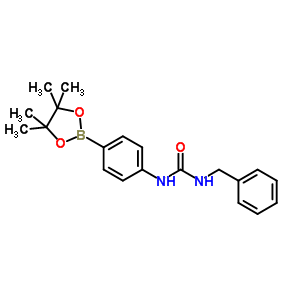 874290-98-9  1-benzyl-3-[4-(4,4,5,5-tetramethyl-1,3,2-dioxaborolan-2-yl)phenyl]urea