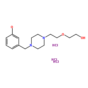 874911-96-3  2-[2-[4-[(3-phenoxyphenyl)methyl]piperazin-1-yl]ethoxy]ethanol hexahydrochloride