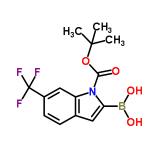 875558-27-3  [1-tert-butoxycarbonyl-6-(trifluoromethyl)indol-2-yl]boronic acid