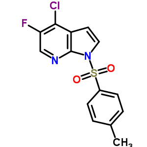 882033-67-2  4-chloro-5-fluoro-1-(p-tolylsulfonyl)pyrrolo[2,3-b]pyridine