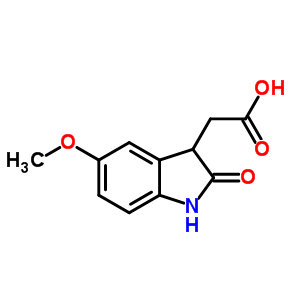 2-(5-methoxy-2-oxo-indolin-3-yl)acetic acid 885272-25-3