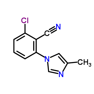890133-29-6  2-chloro-6-(4-metyloimidazol-1-ylo)benzonitryl