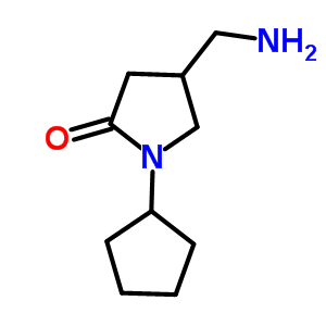 893750-56-6  4-(aminomethyl)-1-cyclopentyl-pyrrolidin-2-one 893750-56-6  4-(aminomethyl)-1-cyclopentyl-pyrrolidin-2-one