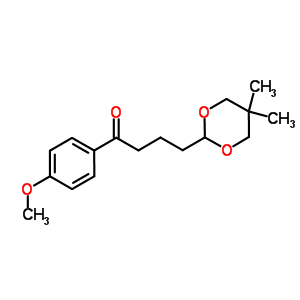 898786-45-3  4-(5,5-dimethyl-1,3-dioxan-2-yl)-1-(4-methoxyphenyl)butan-1-one 898786-45-3  4-(5,5-dimethyl-1,3-dioxan-2-yl)-1-(4-methoxyphenyl)butan-1-one