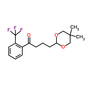 898786-61-3  4-(5,5-dimethyl-1,3-dioxan-2-yl)-1-[2-(trifluoromethyl)phenyl]butan-1-one