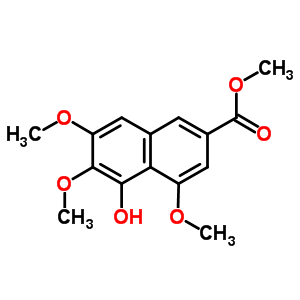 90539-45-0  methyl 5-hydroxy-4,6,7-trimethoxy-naphthalene-2-carboxylate