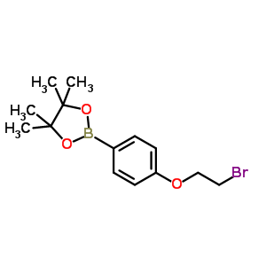 913836-27-8  2-[4-(2-bromoethoxy)phenyl]-4,4,5,5-tetramethyl-1,3,2-dioxaborolane