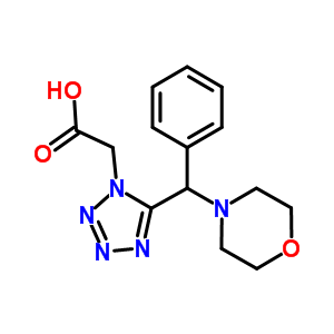 915922-69-9  2-[5-[morpholino(phenyl)methyl]tetrazol-1-yl]acetic acid