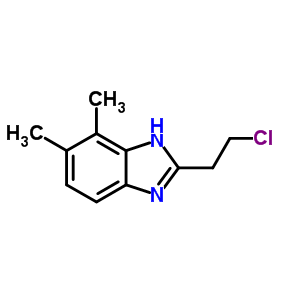 915924-16-2  2-(2-chloroethyl)-6,7-dimethyl-1H-benzimidazole