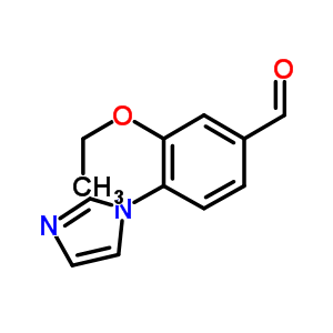 916343-35-6  3-ethoxy-4-imidazol-1-yl-benzaldehyde