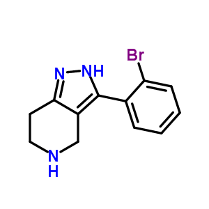916423-54-6  3-(2-bromophenyl)-4,5,6,7-tetrahydro-2H-pyrazolo[4,3-c]pyridine