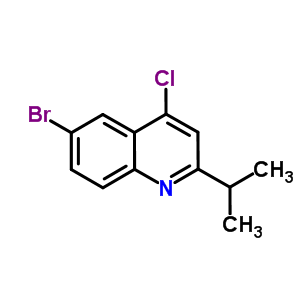 930570-43-7  6-bromo-4-chloro-2-isopropyl-quinoline