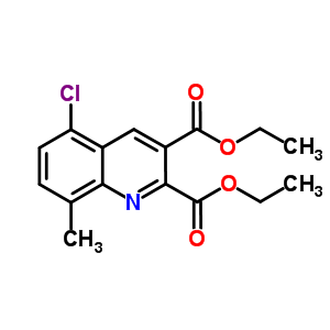 948294-21-1  diethyl 5-chloro-8-methyl-quinoline-2,3-dicarboxylate