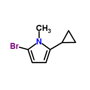 954106-65-1  2-bromo-5-cyclopropyl-1-methyl-pyrrole