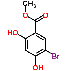 methyl 5-bromo-2,4-dihydroxy-benzoate 98437-43-5