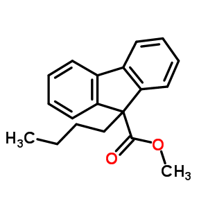 102171-51-7  9H-fluorene-9-carboxylic acid, 9-butyl-, methyl ester
