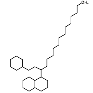 103328-82-1  naphthalene, 1-[1-(2-cyclohexylethyl)tetradecyl]decahydro-