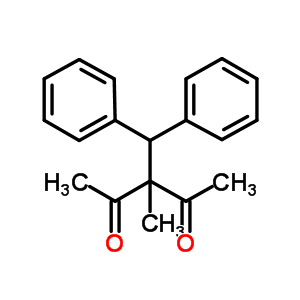 137932-36-6  2,4-pentanedione, 3-(diphenylmethyl)-3-methyl-