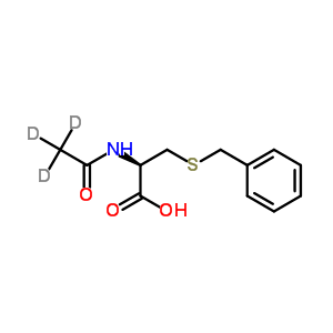 201404-15-1  (2R)-3-benzylsulfanyl-2-[(2,2,2-trideuterioacetyl)amino]kyselina propanová