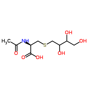 219965-90-9  (2R)-2-acetamido-3-(2,3,4-trihydroxybutylsulfanyl)propanoic acid