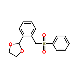 226089-80-1  2-[2-(benzenesulfonylmethyl)phenyl]-1,3-dioxolane