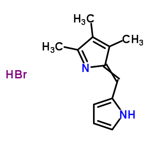 293733-89-8  1H-pyrrole, 2-[(3,4,5-trimethyl-2H-pyrrol-2-ylidene)methyl]-, hydrobromide (1:1)
